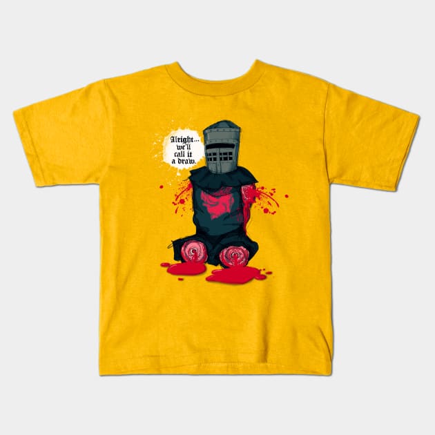 The Black Knight 2 Kids T-Shirt by LVBart